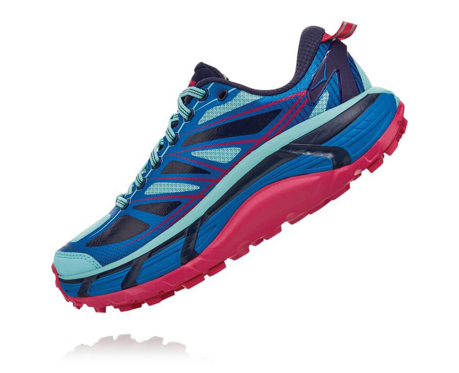 Tenis Trail Hoka One One Feminino Azul Marinho - Mafate Speed 2 - 143-HIZFDU